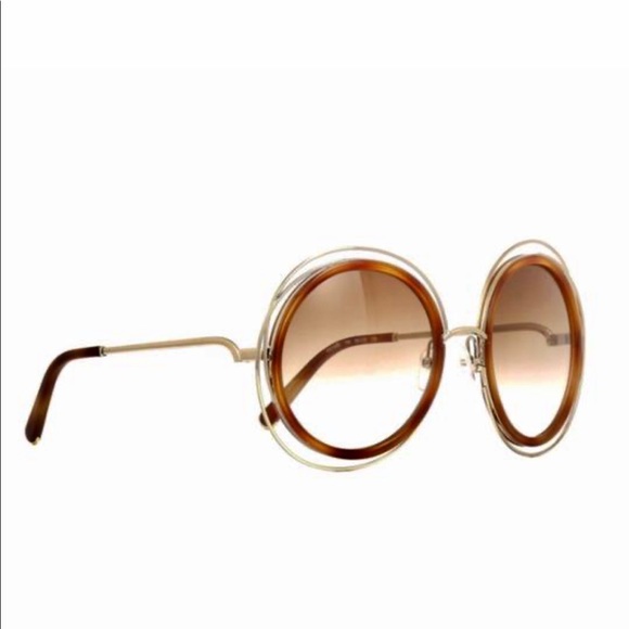 Chloe carlina round sunglasses main image 6
